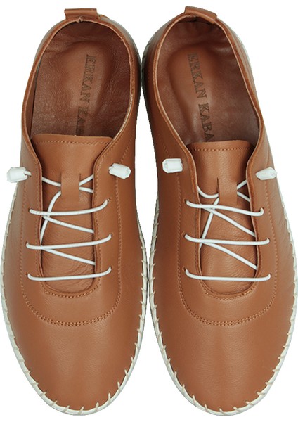 625041 167 Kadın Taba Deri Günlük Büyük Numara Ayakkabı indirimleri