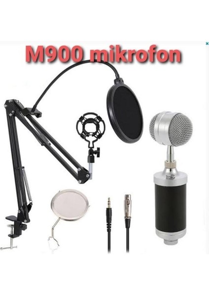 Music Dj M-900 Mikrofon Standlı Ön Panel