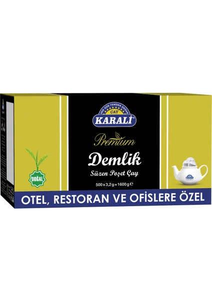 Karali Çay Premium Demlik Poşet Çay 500'lü