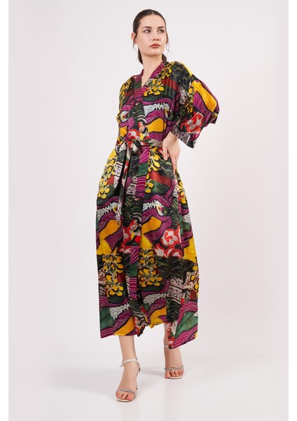 Nomads Felt Ipek Kimono Kaftan | Henri Matisse Purple And Dress | Nomads Felt