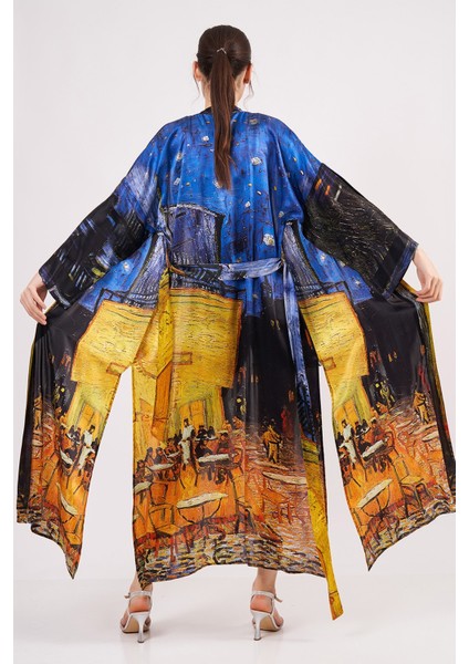 Nomads Felt Ipek Uzun Kimono | Van Gogh Cafe Terrace At Night | Nomads Felt