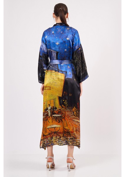 Nomads Felt Ipek Uzun Kimono | Van Gogh Cafe Terrace At Night | Nomads Felt