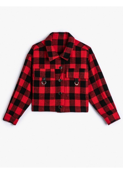 Gömlek Ceket Cep Detaylı Uzun Kollu fırsatları