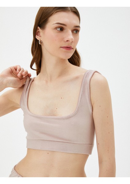 Kadife Crop Pijama Üstü Yumuşak Dokulu fiyatları