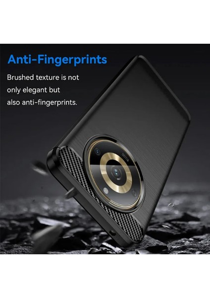 Realme 11 Pro 5g - Realme 11 Pro Plus 5g Brushed Carbon Fiber Silikon Kılıf - Siyah AL3332 fırsatları