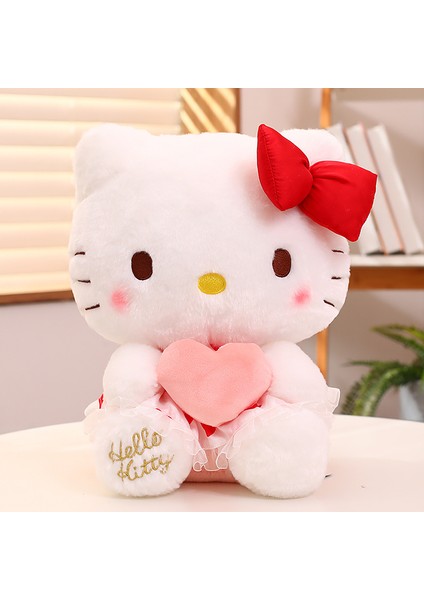 Hello Kitty Kedi Peluş Oyuncak Kızlar Için Doğum Günü Hediyesi 650G30CM (Yurt Dışından)
