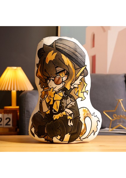 2d Animasyon Arknights Yastık Amiya Tavşan Peluş Oyuncak 400G45CM (Yurt Dışından)