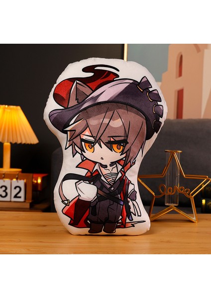 2d Animasyon Arknights Yastık Amiya Tavşan Peluş Oyuncak 400G45CM (Yurt Dışından)