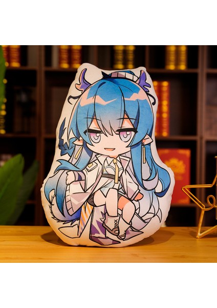2d Animasyon Arknights Yastık Amiya Tavşan Peluş Oyuncak 400G45CM (Yurt Dışından)