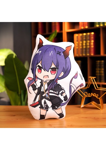 2d Animasyon Arknights Yastık Amiya Tavşan Peluş Oyuncak 400G45CM (Yurt Dışından)