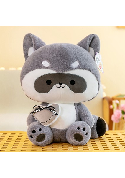Rakun Bebek Peluş Oyuncak Simülasyon Küçük Rakun Bebek Çocuk ve Kız Yastık 500G36CM (Yurt Dışından)