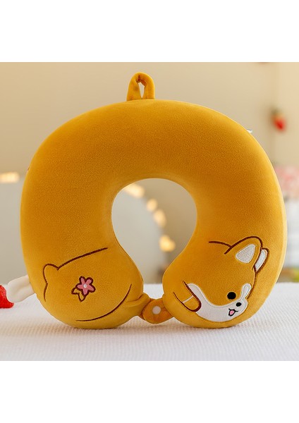 Boyun Yastığı U Şeklinde Yastık Peluş Oyuncak Araba Yastığı Ofis Şekerleme Seyahat Yastığı 250G32*32CM (Yurt Dışından)