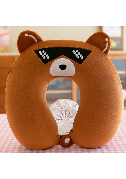 Boyun Yastığı U Şeklinde Yastık Peluş Oyuncak Araba Yastığı Ofis Şekerleme Seyahat Yastığı 250G32*32CM (Yurt Dışından)
