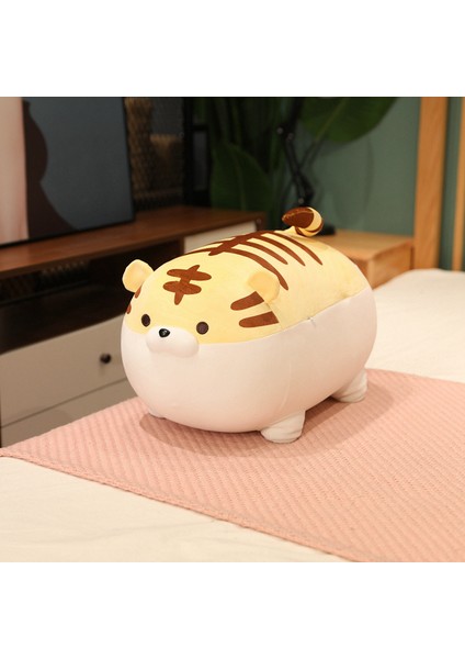 Kaplan Peluş Yastık Sevimli Kaplan Yastık Kanepe Minderi 400G40CM (Yurt Dışından)