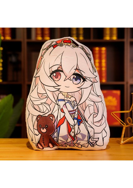 2d Animasyon Arknights Yastık Amiya Tavşan Peluş Oyuncak 400G45CM (Yurt Dışından)