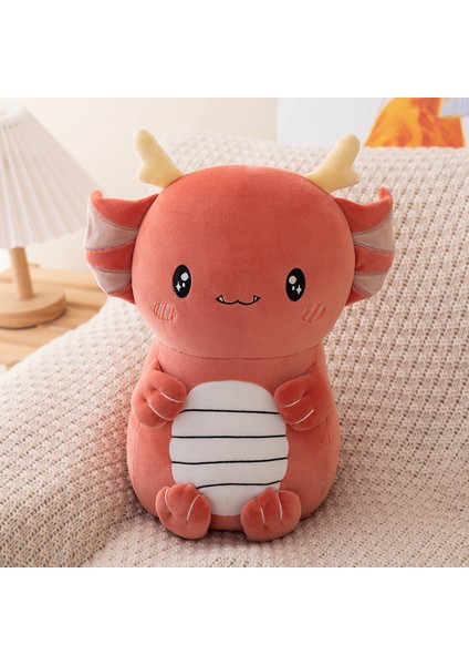 Sevimli Küçük Yeşil Ejderha Bebek Peluş Oyuncak Çocuk Yastığı 200G20CM (Yurt Dışından)