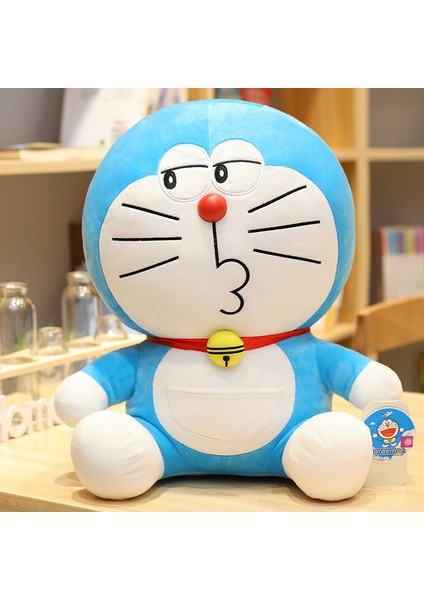 Doraemon Doraemon Doraemon Peluş Oyuncak Jingle Kedi Bebek Mavi Şişman Adam Yastık 200G20CM (Yurt Dışından)