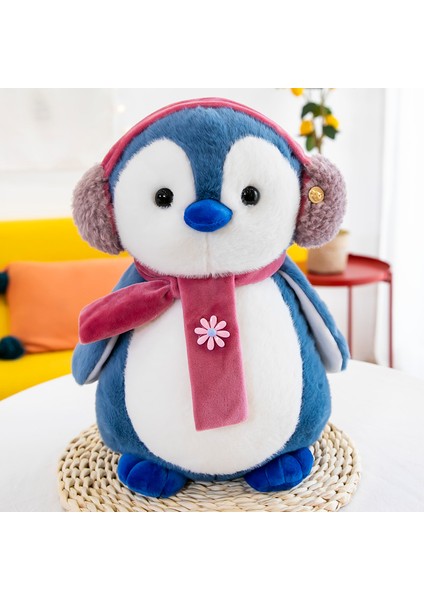 Sevimli Penguen Peluş Oyuncak Bebek Deniz Hayvanı Çocuk Yastığı 130G18CM (Yurt Dışından)