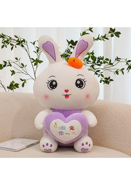 Sevimli Tavşan Bebek Uyku Yastığı Peluş Oyuncak 500G45CM (Yurt Dışından)