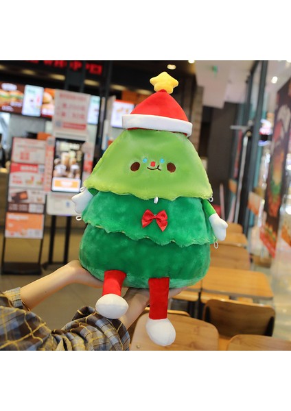 Noel Ağacı Noel Baba Bebek Peluş Oyuncak Bebek Noel Yeni Yıl Hediyesi 500G45CM (Yurt Dışından)