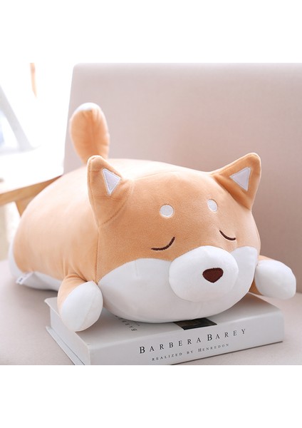 Shiba Inu Bebek Bebek Yastık Japon Akita Inu Peluş Oyuncak Corgi 400G35CM (Yurt Dışından)