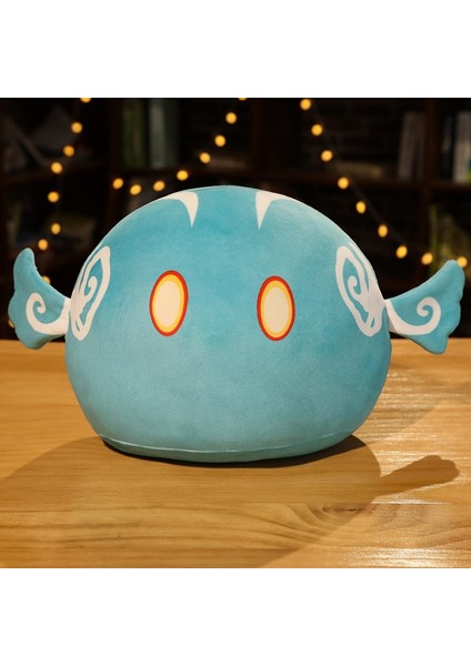 Genshin Etki Oyunu Anime Balçık Peluş Oyuncak Erkek ve Kadın Yastık Yastık 380G35CM (Yurt Dışından)