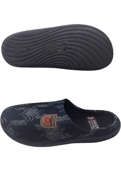 Unısex Siyah Çizgi Desenli Ev Içi Terlik GEZRR326-00 modelleri