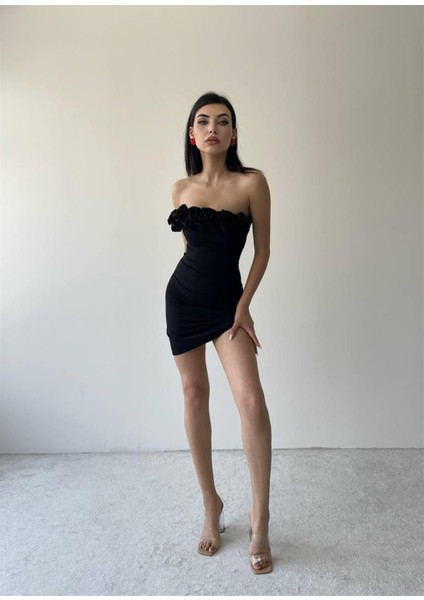 Sofia Siyah Mini Elbise modelleri