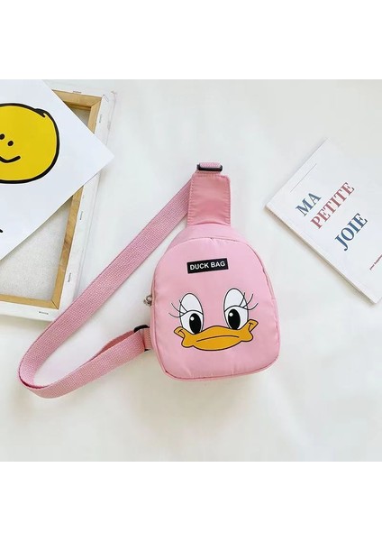 Kore Versiyonu Çocuk Çantası Moda Tüm Maç Küçük Göğüs Çantası Sevimli Karikatür Omuzdan Askili Çanta Aksesuarları Çantası (Yurt Dışından)