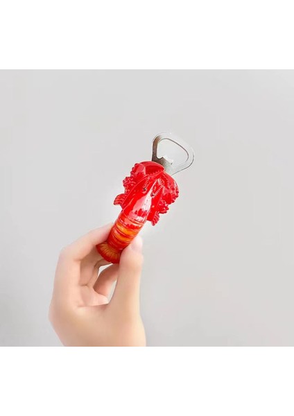 Üç Boyutlu Istakoz Şişe Açacağı, Buzdolabı Mıknatısı Mıknatısı, Yaratıcı 3D Üç Boyutlu Bira Açacağı - Istakoz Şişe Açacağı (Yurt Dışından)