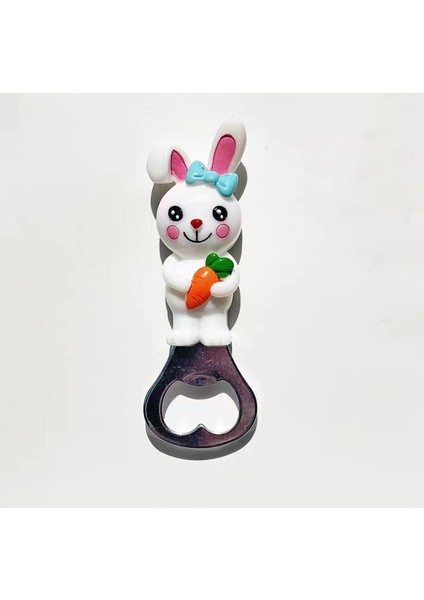 Tavşan Tutan Havuçlu 3D Şişe Açacağı, Buzdolabı Mıknatısı, Manyetik Adsorpsiyon, ve Yaratıcı 3D Bira Açacağı - Tavşan Tutan Havuçlu Şişe Açacağı (Yurt Dışından)