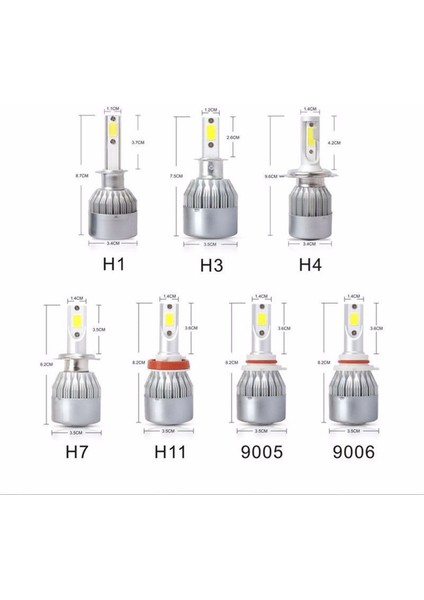 Fıat Tempra Uzun-Kısa Far Şimşek Etkili LED Xenon