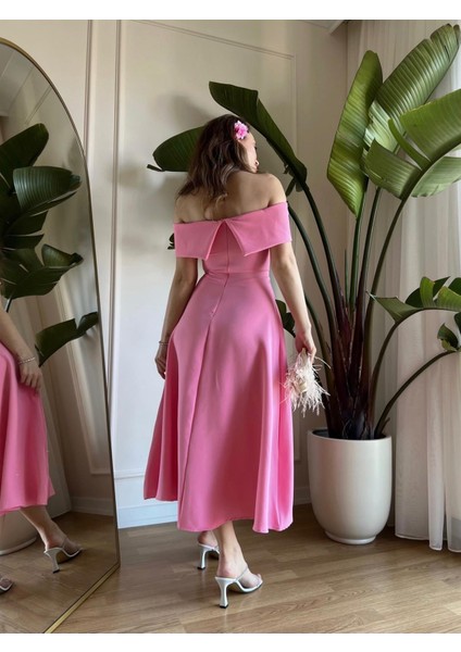 Silvain Madonna Midiboy Elbise Pembe -00063