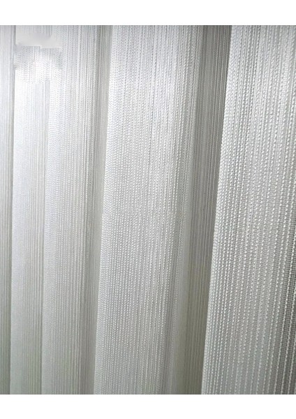 Aleyna Home Taç Mat Çelik Çizgili Tül Perde Kullanıma Hazır Ekstraforlu Pilesiz fiyatları