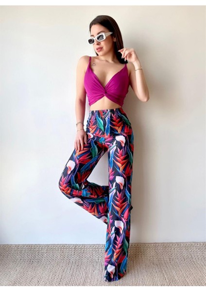 Crop Pantolon Takım