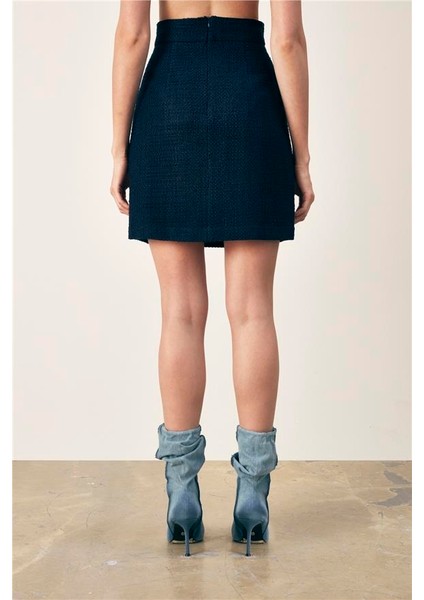 K24 1226-4509 Lacivert Mini Tuvit Etek indirimleri