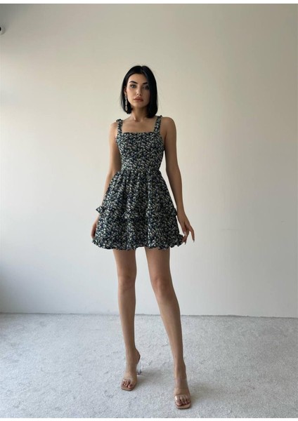 Freya Bağcık Askı Mini Elbise