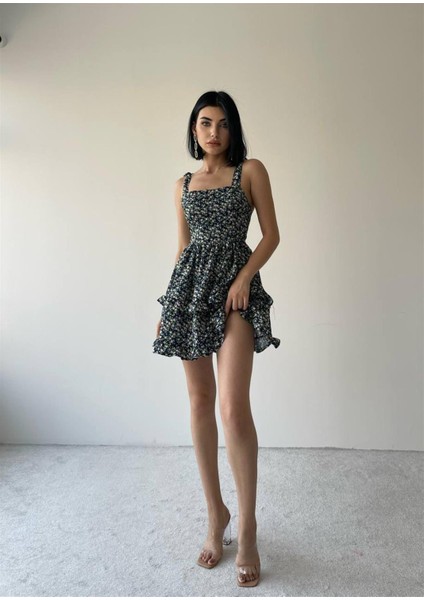 Freya Bağcık Askı Mini Elbise