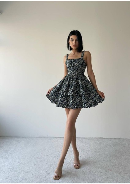Freya Bağcık Askı Mini Elbise