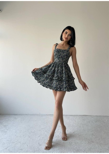 Freya Bağcık Askı Mini Elbise