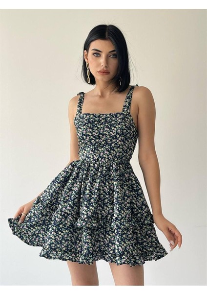 Freya Bağcık Askı Mini Elbise