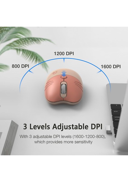 Mofii Wireless Mouse Kedi Tasarım Kablosuz Bilgisayar Notebook Usb Receiver Tak Çalıştır Pilli Fare modelleri