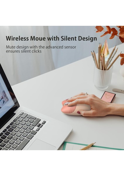 Mofii Wireless Mouse Kedi Tasarım Kablosuz Bilgisayar Notebook Usb Receiver Tak Çalıştır Pilli Fare fırsatları