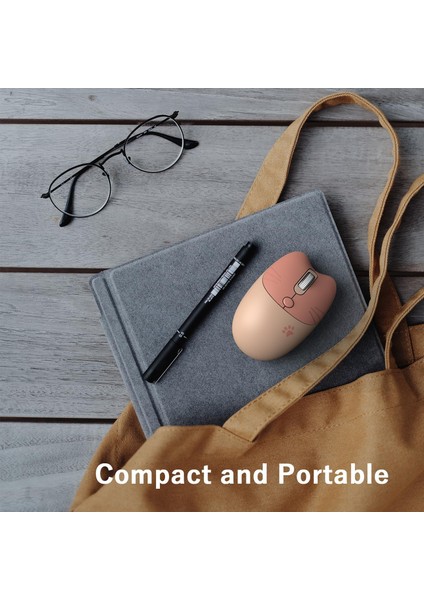 Mofii Wireless Mouse Kedi Tasarım Kablosuz Bilgisayar Notebook Usb Receiver Tak Çalıştır Pilli Fare indirimleri
