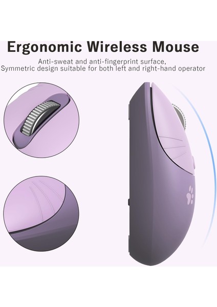Mofii Wireless Mouse Kedi Tasarım Kablosuz Bilgisayar Notebook Usb Receiver Tak Çalıştır Pilli Fare fiyatları