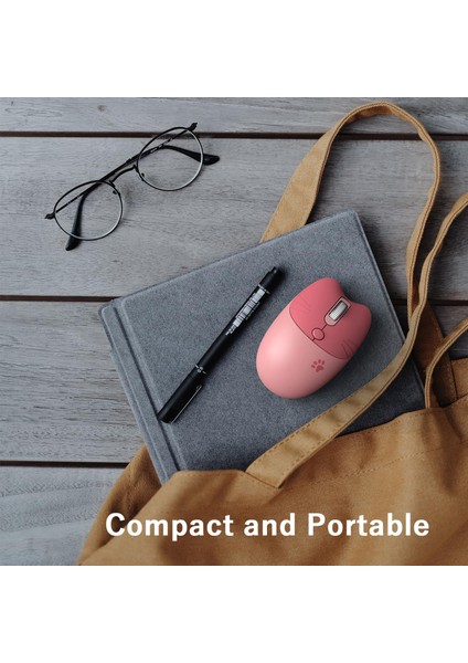 Mofii Wireless Mouse Kedi Tasarım Kablosuz Bilgisayar Notebook Usb Receiver Tak Çalıştır Pilli Fare indirimleri