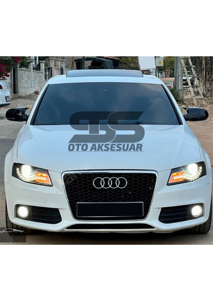 Audi A4 B8 2009 ve ARASI2014 Yarasa Ayna Kapağı Piano Black Abs Plastik Batman