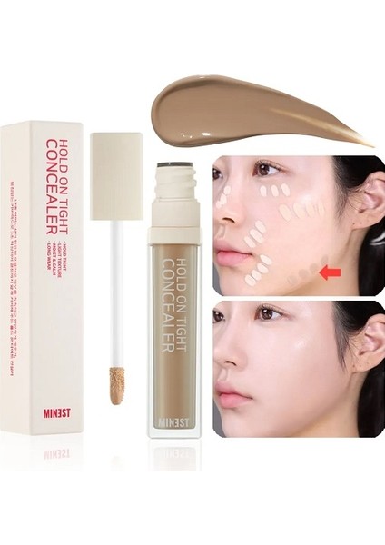 x Minest Hold On Tight Concealer 9gr - 17 Çeşit Amino Asitli Göz Altı Kapatıcısı No: 3.0 Almond