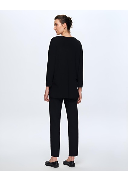 Kadın Önü Taşlı Basic Tunik