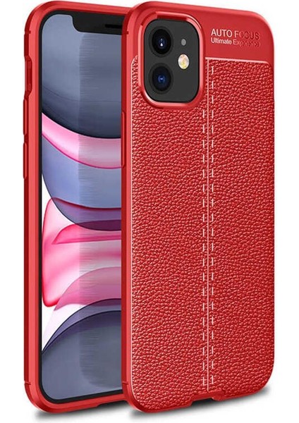 Apple iPhone 12 Mini Kılıf Deri Desenli Kamera Korumalı Silikon